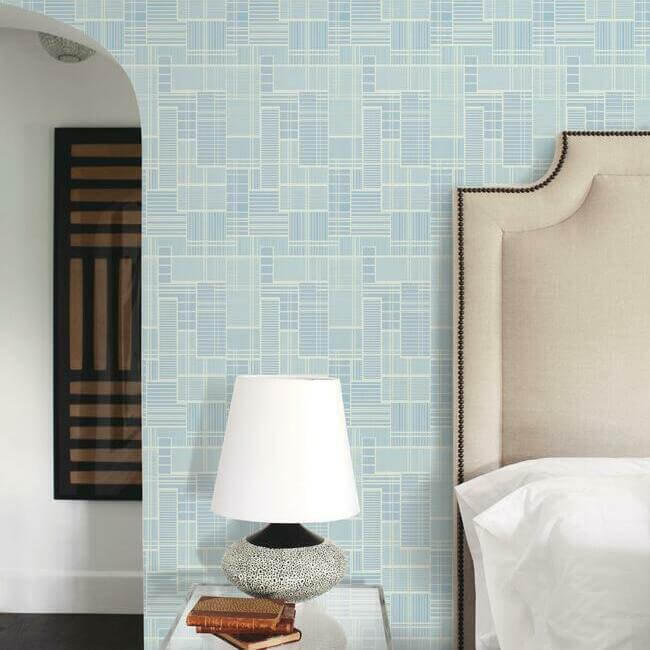 remodel-blue-wallpaper-york-wallcoverings-gm7531 - York Wallpaper Wallpaper