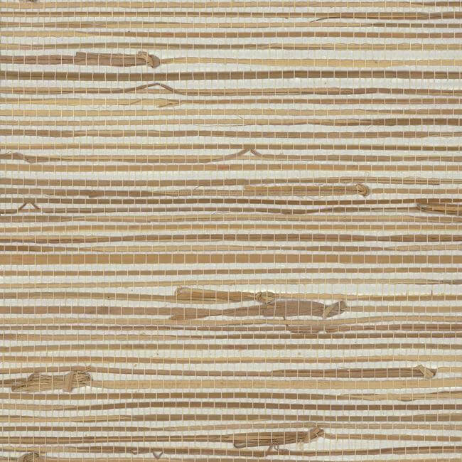 wide-knotted-grass-metallic-wallpaper-york-wallcoverings-vg4441 - York Wallpaper Wallpaper