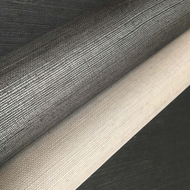 sisal-grasscloth-silver-metallic-wallpaper-york-wallcoverings-vg4418 - York Wallpaper Wallpaper