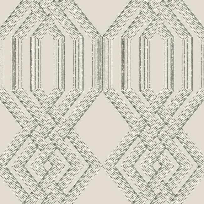 etched-lattice-grey-wallpaper-york-wallcoverings-tl1911 - York Wallpaper Wallpaper
