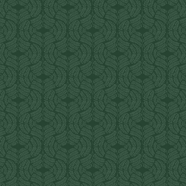 fern-tile-wallpaper-dark-green-york-wallcoverings-tl1944 - York Wallcoverings Wallpaper