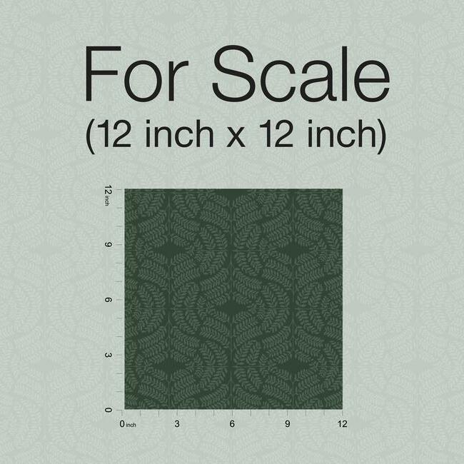 fern-tile-wallpaper-dark-green-york-wallcoverings-tl1944 - York Wallcoverings Wallpaper
