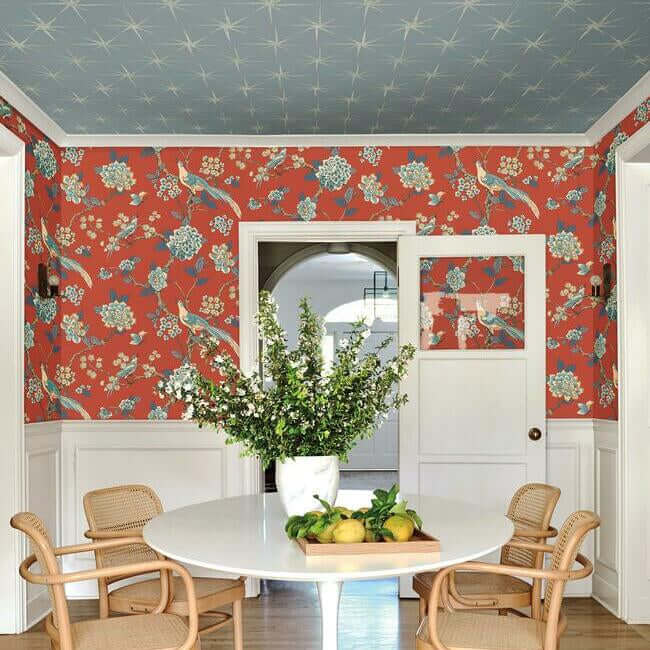 evening-star-blue-wallpaper-york-wallcoverings-gr5945 - York Wallpaper Wallpaper