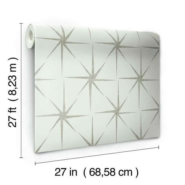 evening-star-silver-wallpaper-york-wallcoverings-gr5943 - York Wallpaper Wallpaper