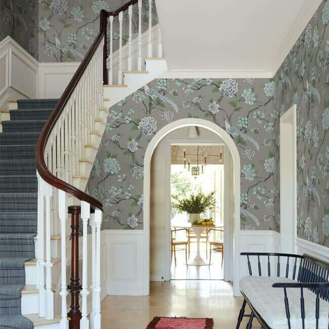 fanciful-grey-wallpaper-york-wallcoverings-gr5933 - York Wallpaper Wallpaper