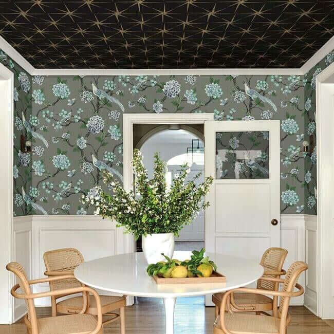 fanciful-grey-wallpaper-york-wallcoverings-gr5933 - York Wallpaper Wallpaper