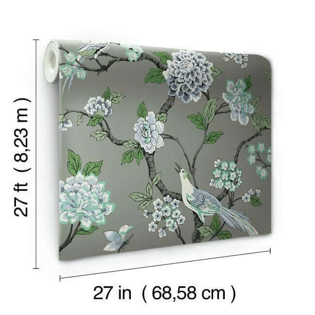 fanciful-grey-wallpaper-york-wallcoverings-gr5933 - York Wallpaper Wallpaper
