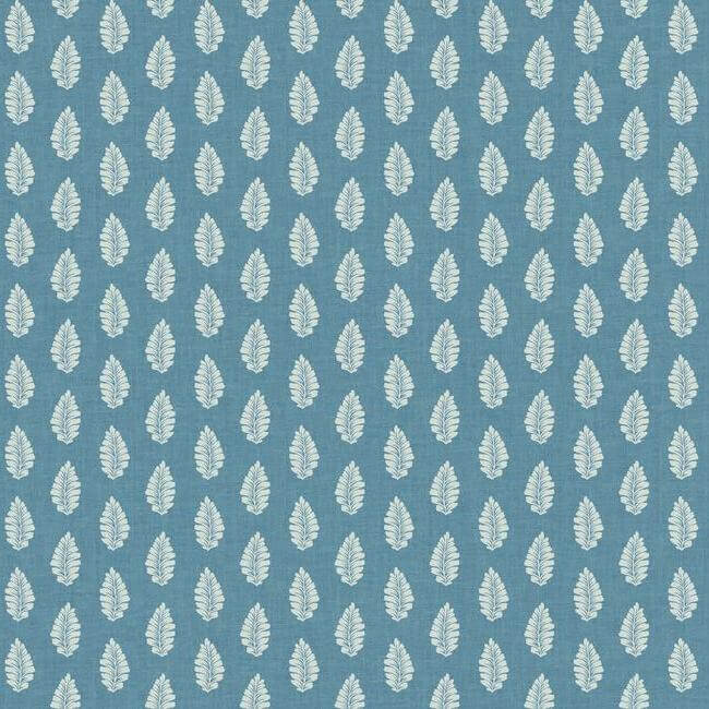 leaf-pendant-blue-wallpaper-york-wallcoverings-gr5963 - York Wallcoverings Wallpaper