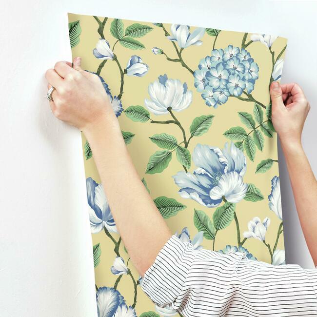 morning-garden-wallpaper-yellow-york-wallcoverings-gr5904