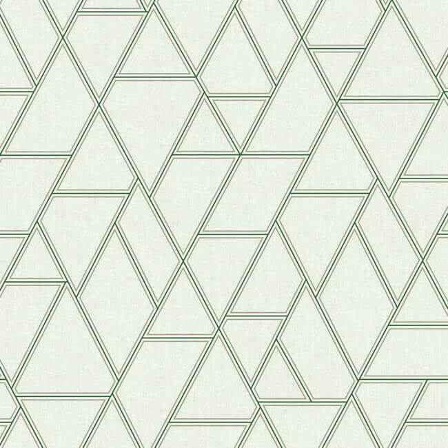 Pathways White & Green Wallpaper - York Wallcoverings - GR5912 - York Wallcoverings Wallpaper