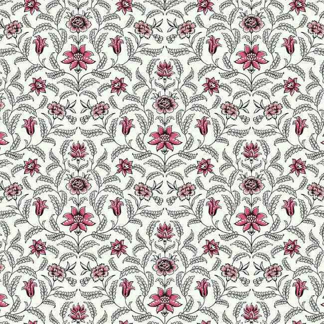 Vintage Blooms Red Wallpaper - York Wallcoverings - GR5982