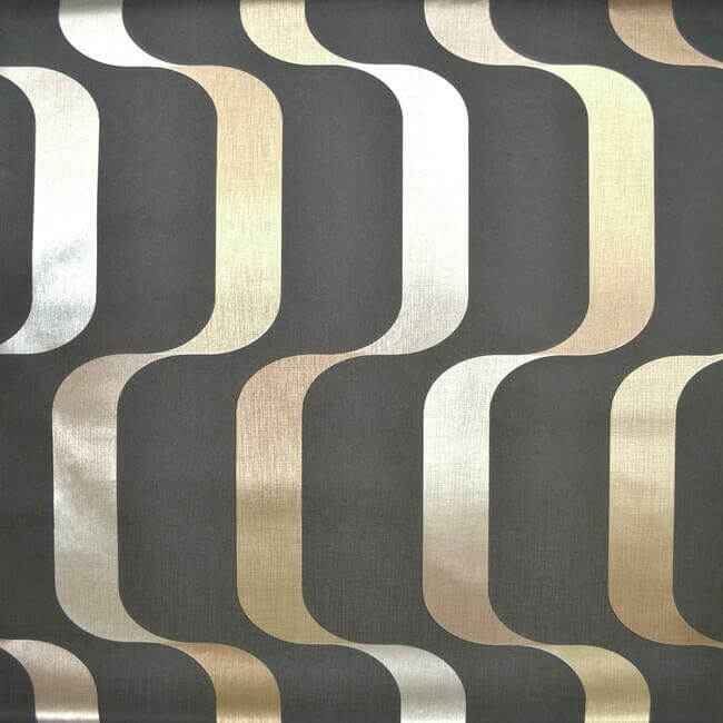 Ribbon Black Wallpaper - York Wallcoverings - Y6221003