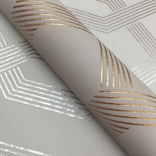 Viva Lounge Gold Metallic Wallpaper - York Wallcoverings - Y6221201 - York Wallcoverings Wallpaper