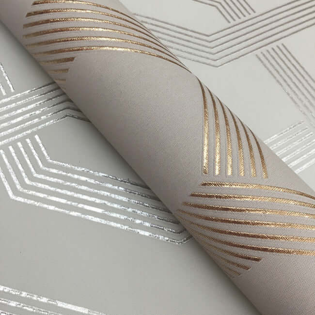 viva-lounge-silver-metallic-wallpaper-york-wallcoverings-y6221204 - York Wallpaper Wallpaper