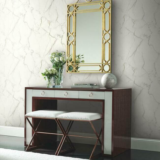 gilded-marble-grey-gold-wallpaper-york-wallcoverings-mm1757 - York Wallpaper Wallpaper