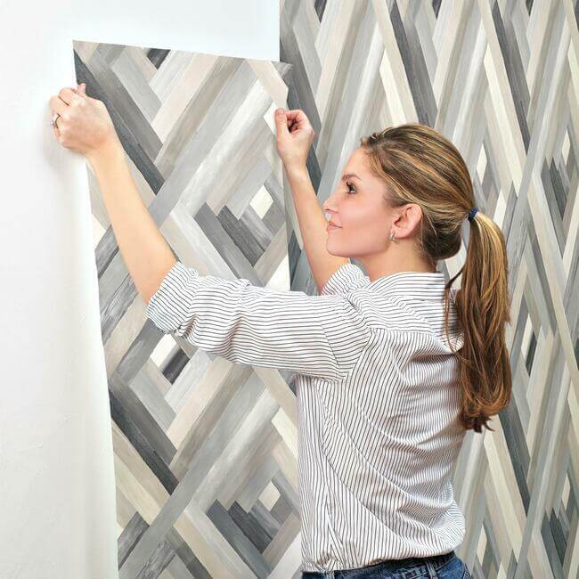 wynwood-geometric-grey-wallpaper-york-wallcoverings-uc3834 - York Wallpaper Wallpaper