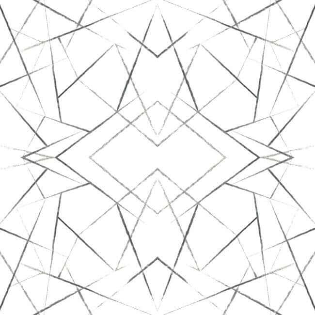 geo-diamond-black-wallpaper-york-wallcoverings-uc3847 - York Wallpaper Wallpaper