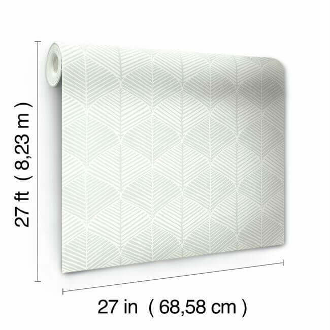 palm-thatch-white-grey-wallpaper-york-wallcoverings-ss2565 - York Wallcoverings Wallpaper