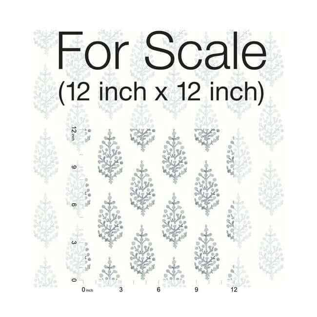 Paisley on Calico Wallpaper Grey - York Wallcoverings - FH4070 - York Wallcoverings Wallpaper