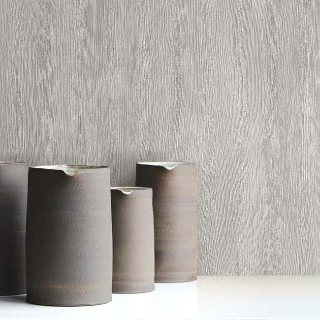 quarter-sawn-wood-grey-wallpaper-york-wallcoverings-fh4051 - York Wallcoverings Wallpaper