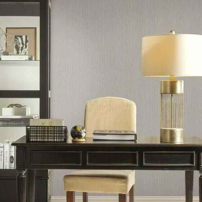 Chevron Channel Grey Wallpaper - York Wallcoverings - 6443 - York Wallcoverings Wallpaper