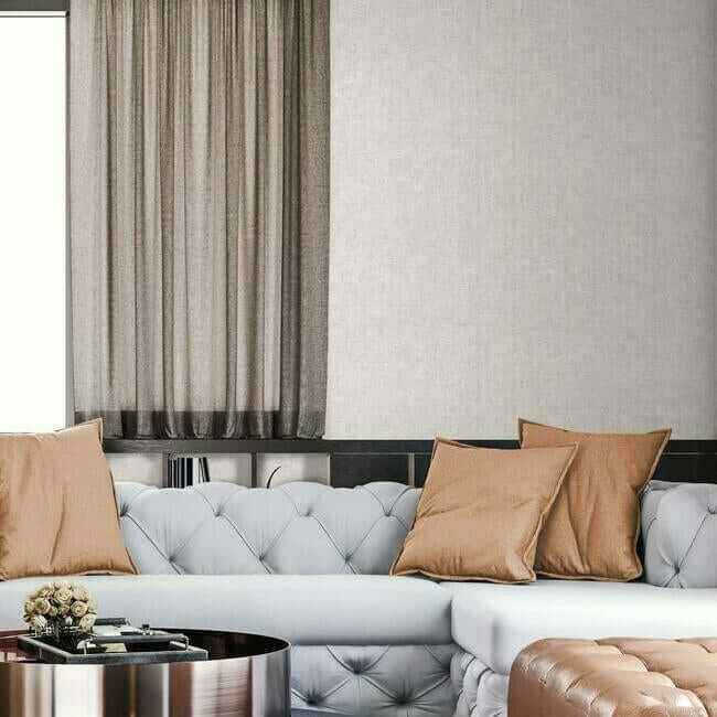 Gunny Sack Texture White Wallpaper - York Wallcoverings - 5551 - York Wallcoverings Wallpaper