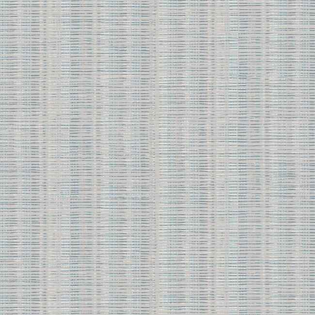 Broken Boucle Stripe Putty & Blue Wallpaper - York Wallcoverings - SR1517 - York Wallcoverings Wallpaper