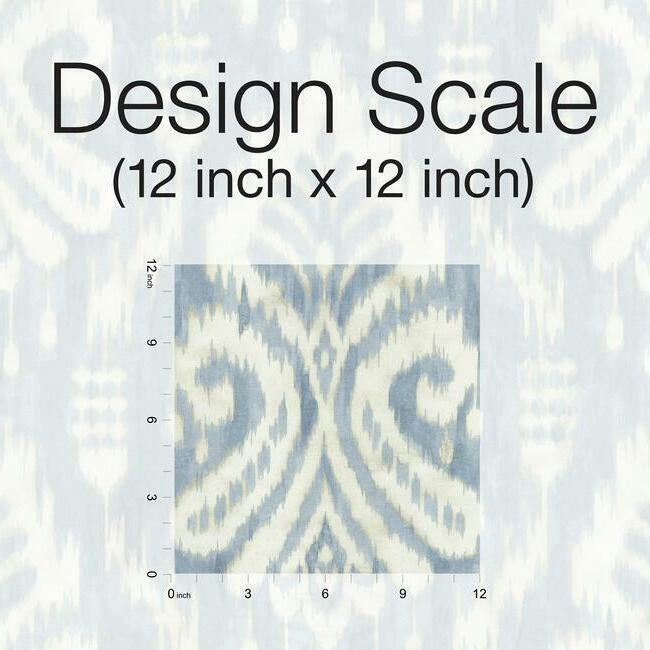 hawthorne-ikat-wallpaper-blue-york-wallcoverings-tc2644 - York Wallcoverings Wallpaper