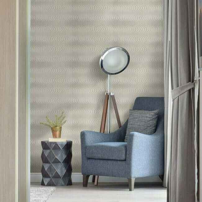 Ocean Swell Wallpaper Light Graygray - York Wallcoverings - 83643 - York Wallcoverings Wallpaper