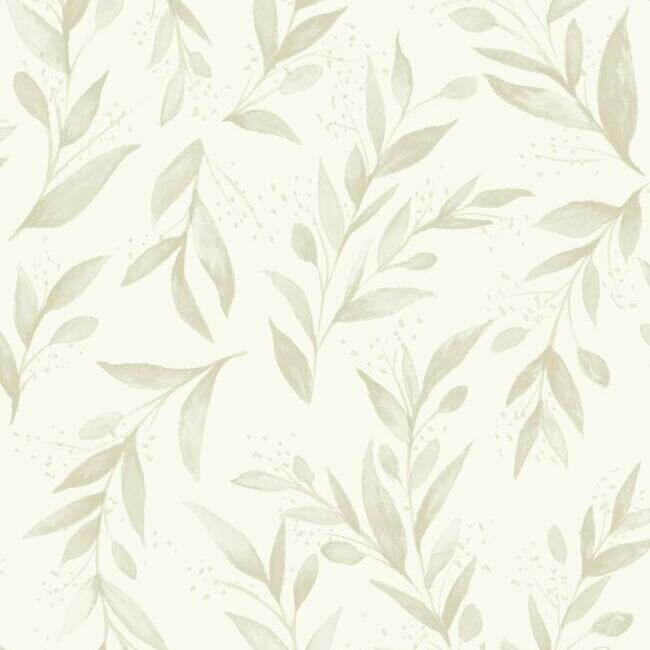 magnolia-home-olive-branch-beige-peel-stick-wallpaper-york-wallcoverings-psw1158rl - York Wallpaper Wallpaper