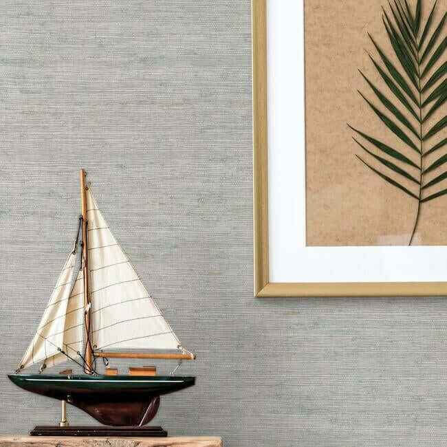 Arrowroot Light Blue Wallpaper - York Wallcoverings - CV4402 - York Wallcoverings Wallpaper