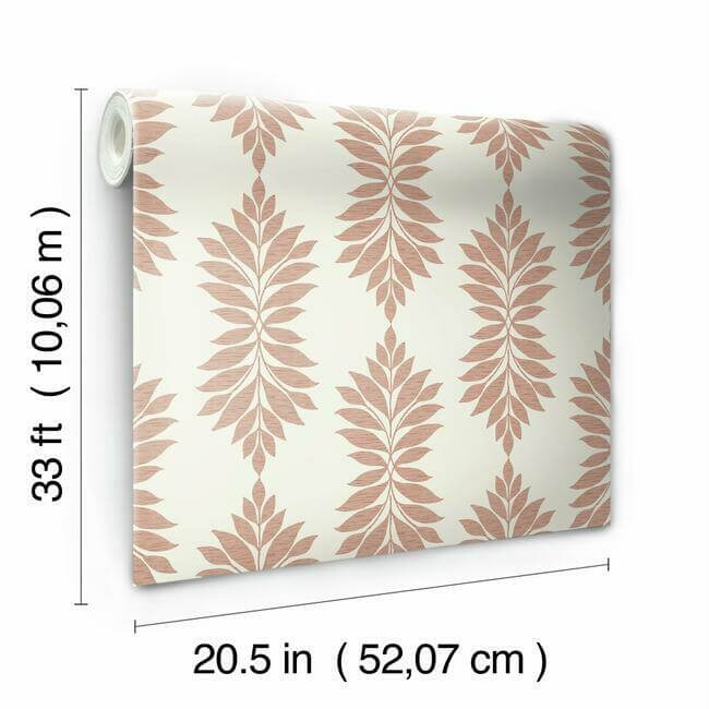 broadsands-botanica-coral-wallpaper-york-wallcoverings-cv4426 - York Wallpaper Wallpaper