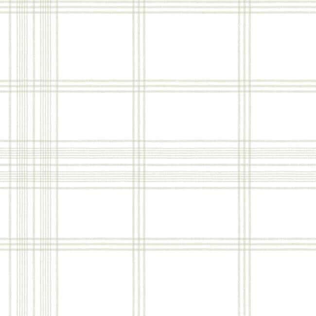 charter-plaid-off-white-wallpaper-york-wallcoverings-cv4466 - York Wallpaper Wallpaper