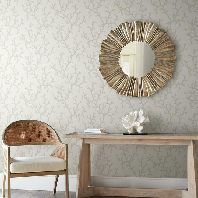 coral-island-wallpaper-white-york-wallcoverings-cv4431 - York Wallcoverings Wallpaper