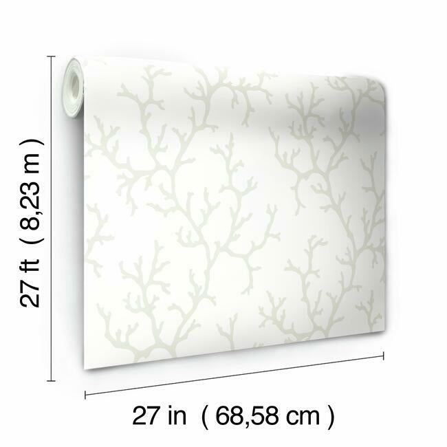 coral-island-wallpaper-white-york-wallcoverings-cv4431 - York Wallcoverings Wallpaper