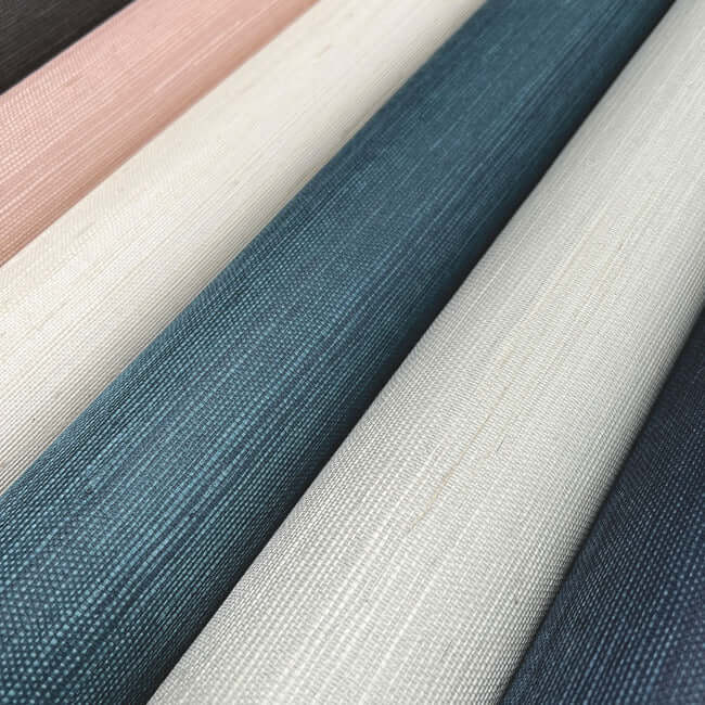 plain-grass-sisal-grasscloth-blue-wallpaper-york-wallcoverings-vg4405 - York Wallpaper Wallpaper