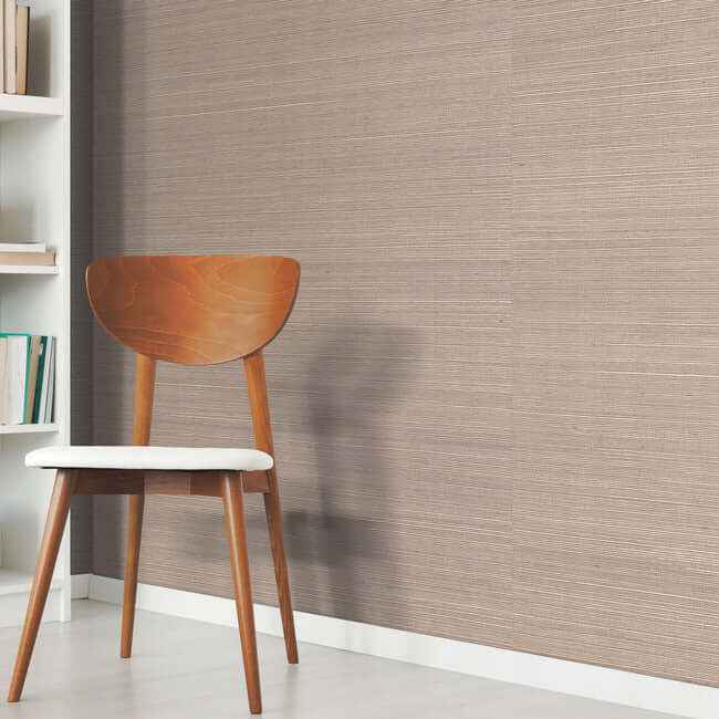 Plain Sisal Grasscloth White Wallpaper - York Wallcoverings - VG4406 - York Wallcoverings Wallpaper