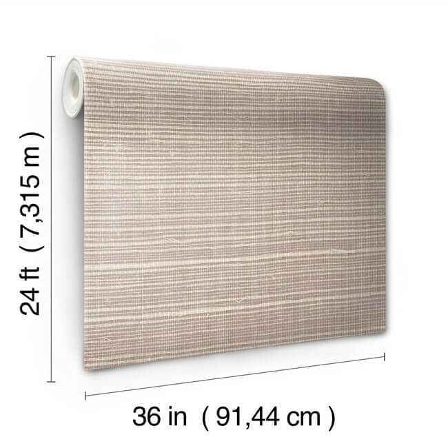Plain Sisal Grasscloth White Wallpaper - York Wallcoverings - VG4406 - York Wallcoverings Wallpaper