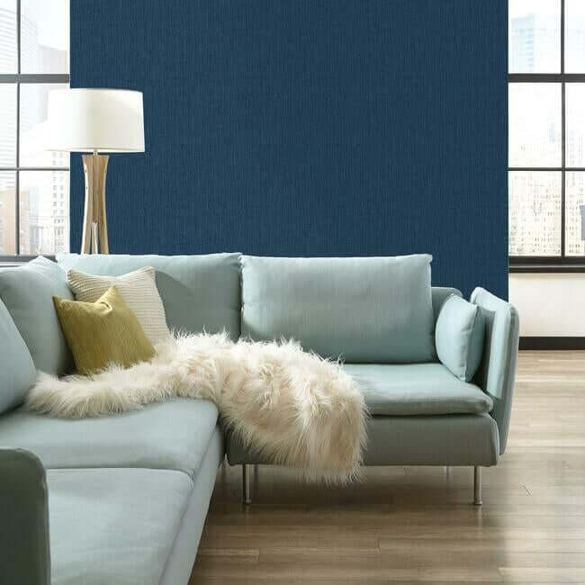 sweet-grass-blue-wallpaper-york-wallcoverings-er8243 - York Wallpaper Wallpaper