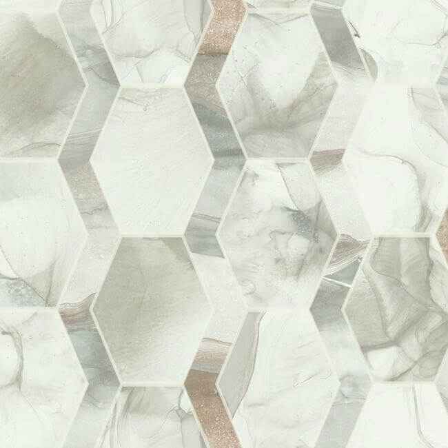 Earthbound Taupe Wallpaper - York Wallcoverings - OS4283 - York Wallcoverings Wallpaper