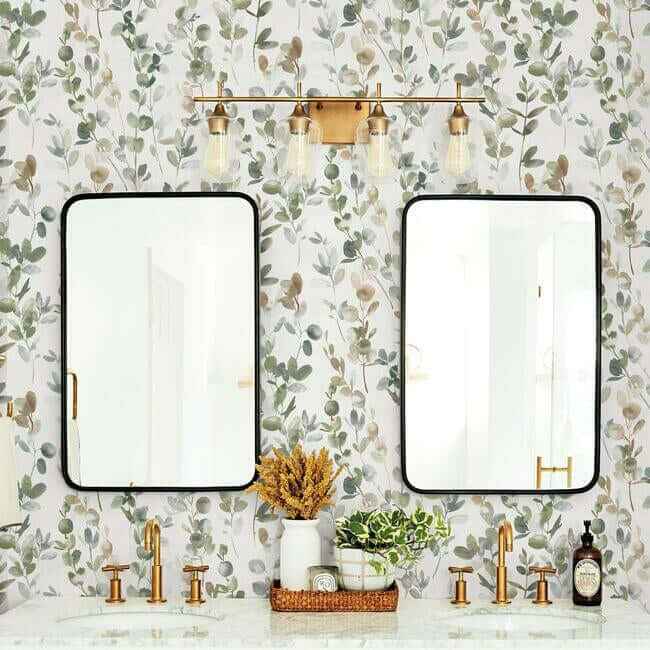 Joyful Eucalpytus Green Wallpaper - York Wallcoverings - OS4311 - York Wallcoverings Wallpaper