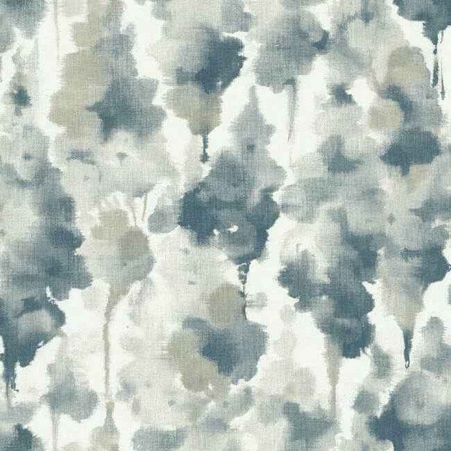 Mirage Navy Wallpaper - York Wallcoverings - OS4291