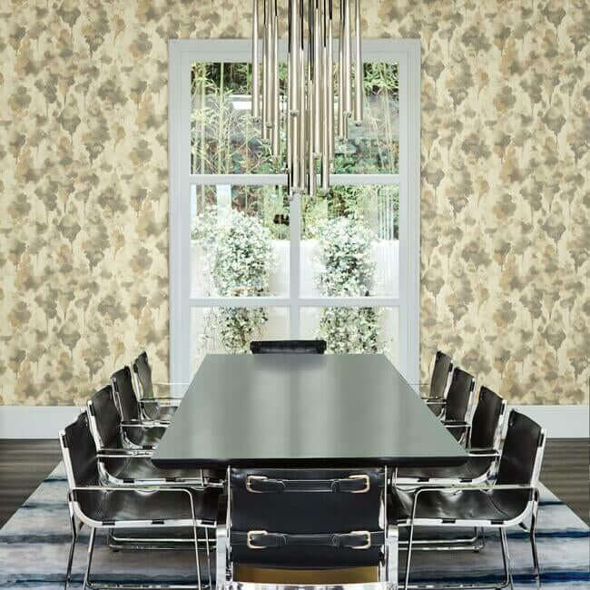 mirage-dark-taupe-gold-wallpaper-york-wallcoverings-cz2466 - York Wallpaper Wallpaper