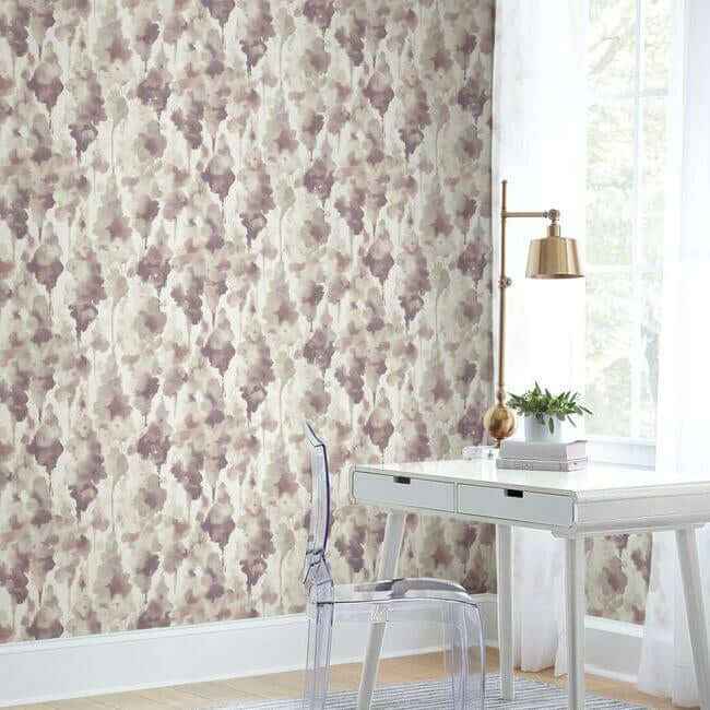 Mirage Purple Wallpaper - York Wallcoverings - OS4293 - York Wallcoverings Wallpaper