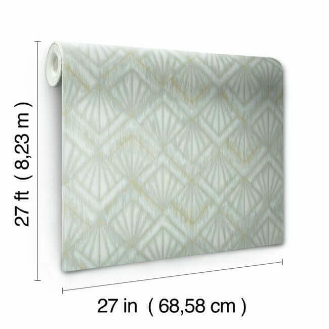 modern-shell-light-blue-wallpaper-york-wallcoverings-os4273 - York Wallpaper Wallpaper