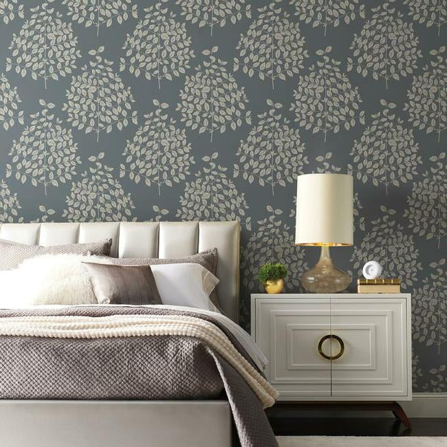 tender-wallpaper-charcoal-york-wallcoverings-os4255 - York Wallcoverings Wallpaper