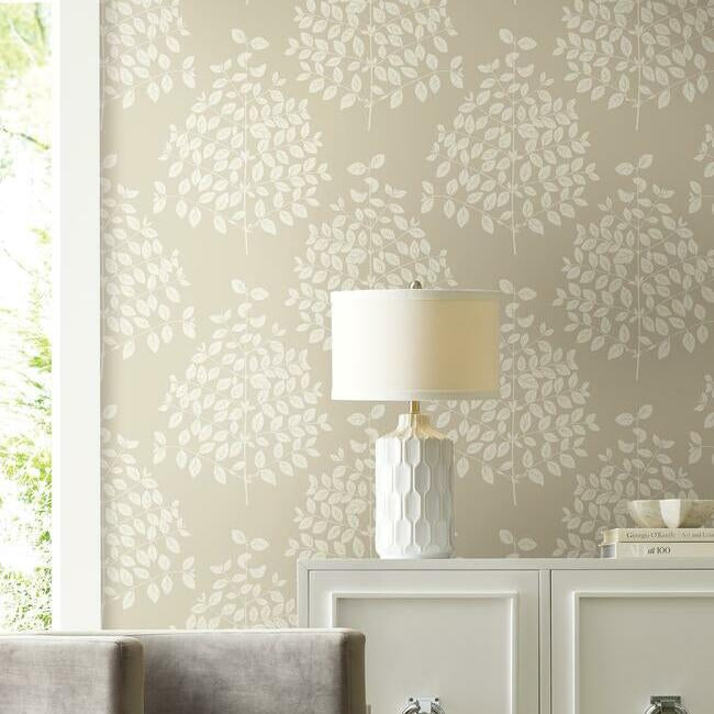 tender-wallpaper-pearl-taupe-york-wallcoverings-os4253 - York Wallcoverings Wallpaper