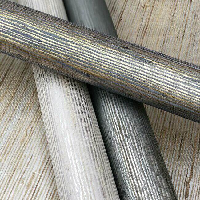 jute-silver-beige-metallic-wallpaper-york-wallcoverings-os4321 - York Wallpaper Wallpaper