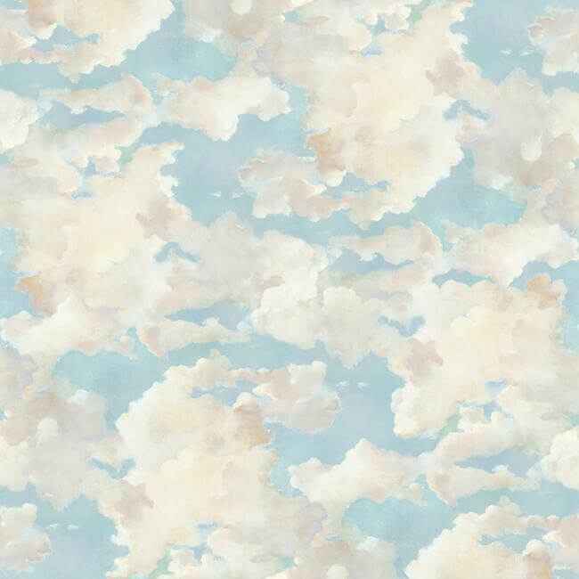 Cloud Over Wall Mural Sky Blue - York Wallcoverings - MU0295M - York Wallcoverings Wallpaper