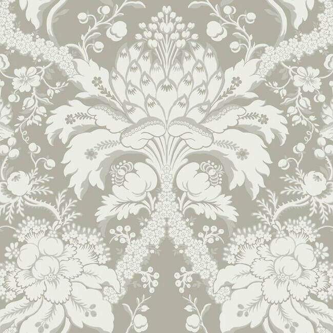 french-artichoke-dam-beige-wallpaper-york-wallcoverings-dm4952 - York Wallpaper Wallpaper